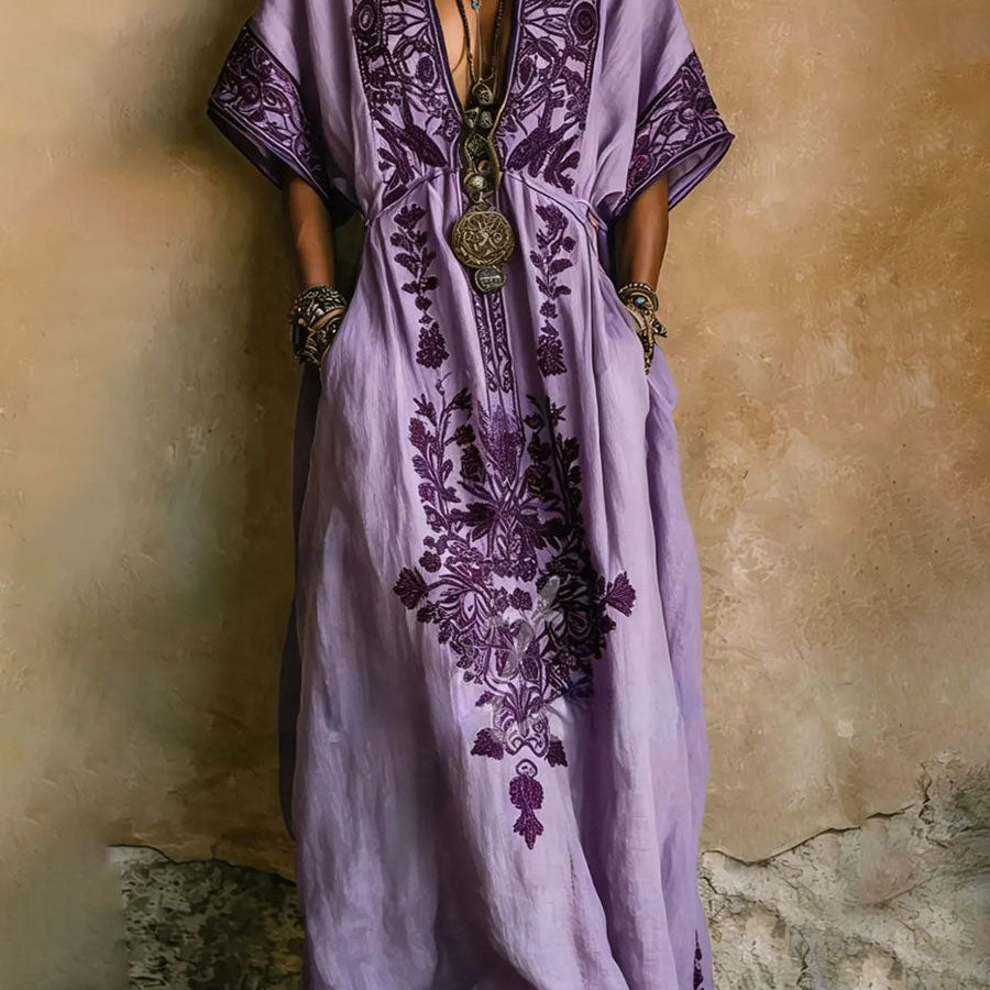Maxi Dress | Floral Tiered Long Summer Dress Elegant Bohemian 0