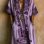 Maxi Dress | Floral Tiered Long Summer Dress Elegant Bohemian 1