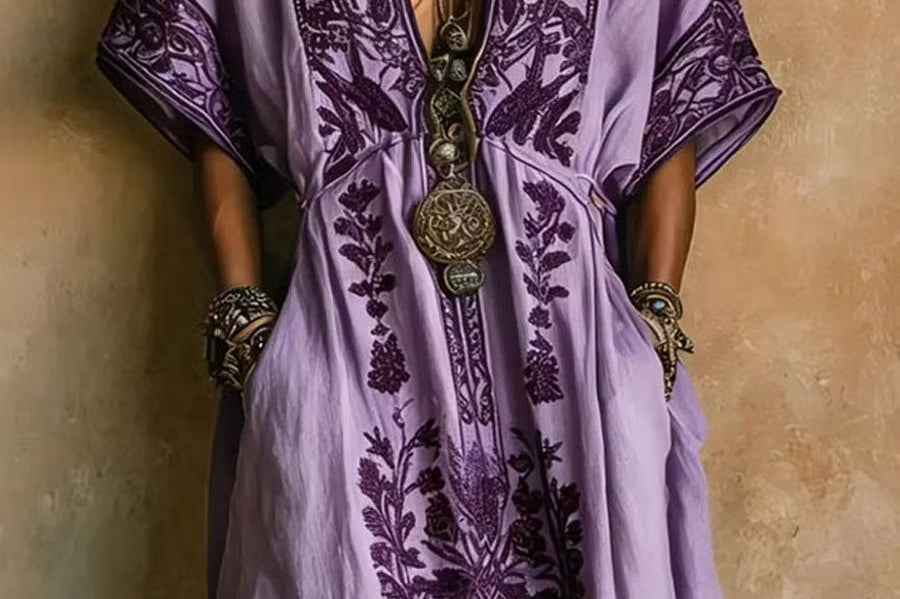 Maxi Dress | Floral Tiered Long Summer Dress Elegant Bohemian 1