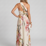 Maxi Dress | Flowing Halter Neck Long Summer Dress Elegant Comfortable 3