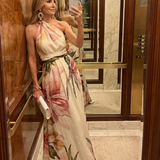 Maxi Dress | Flowing Halter Neck Long Summer Dress Elegant Comfortable 8