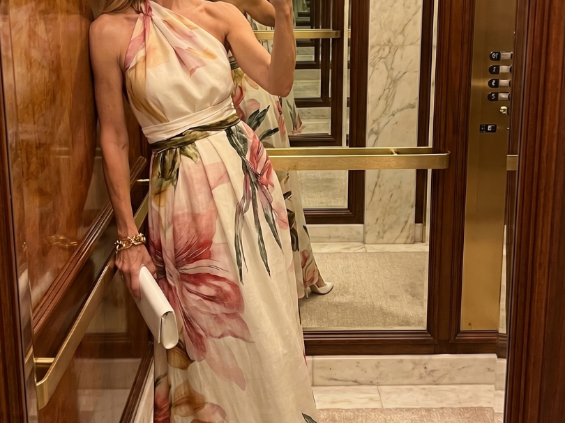 Maxi Dress | Flowing Halter Neck Long Summer Dress Elegant Comfortable 8