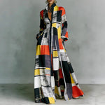 Maxi Dress | High-Waisted Long Sleeve Elegant Casual Dress 8