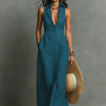 Maxi Dress | Minimalist Sleeveless Long Summer Dress | Elegant Chic Design 2