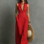 Maxi Dress | Minimalist Sleeveless Long Summer Dress | Elegant Chic Design 6