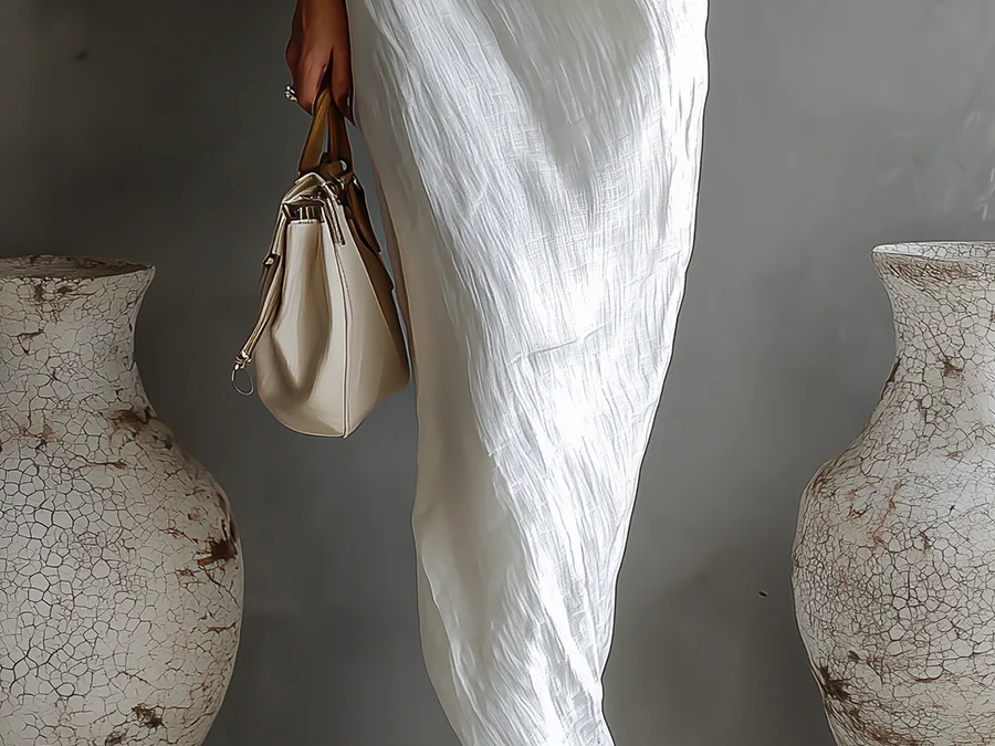 Maxi Dress | One Shoulder Elegant Oversized Long Dress for Women 3