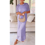 Maxi Dress | Tiered Floral Style Long Summer Dress Elegant Comfortable 0