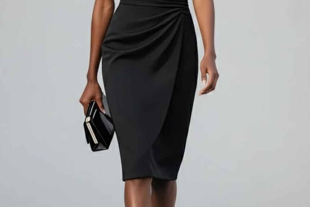 Midi Dress | Elegant Summer Dresses with Keyhole Neckline and Ruffles 3