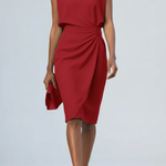 Midi Dress | Elegant Summer Dresses with Keyhole Neckline and Ruffles 5