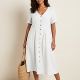 Midi Dress | Elegant Summer Style with Comfortable Fit 0