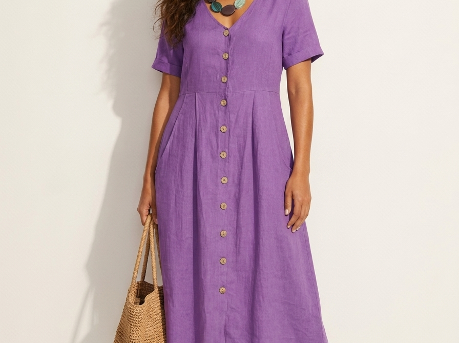 Midi Dress | Elegant Summer Style with Comfortable Fit 4