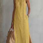 Midi Dress | Embroidered Sleeveless Summer Dress | Elegant Versatile 6