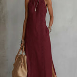 Midi Dress | Embroidered Sleeveless Summer Dress | Elegant Versatile 7