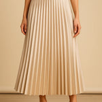 Midi Skirt | Elegant Pleated High-Waist Design 3