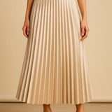 Midi Skirt | Elegant Pleated High-Waist Design 3