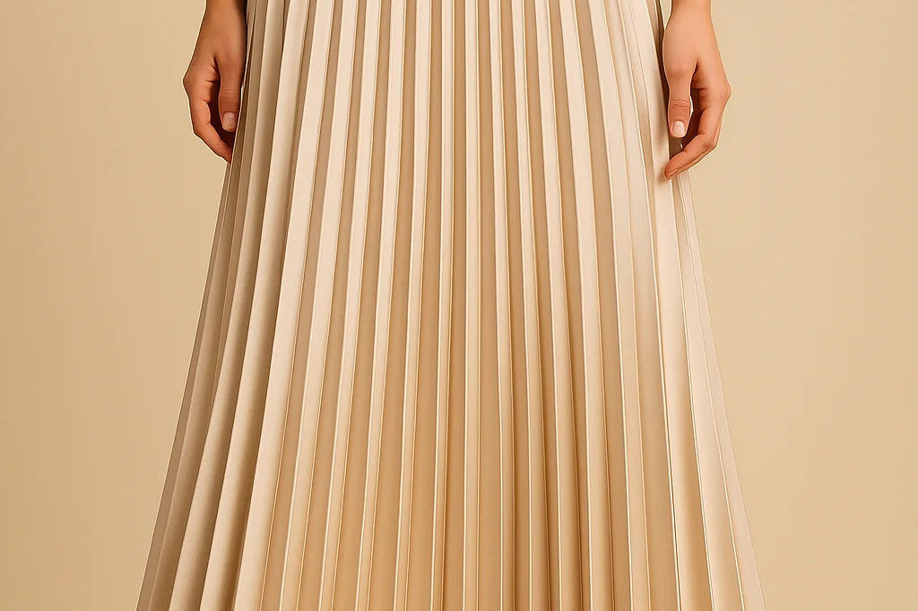 Midi Skirt | Elegant Pleated High-Waist Design 3