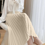 Midi Skirt | Elegant Pleated High-Waist Design 4