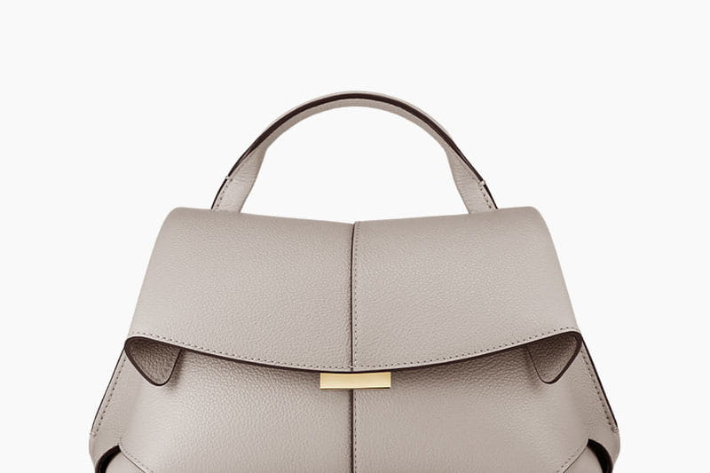 Brittany - Women's Folded Textured Leather Mini Crossbody Bag