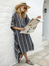 Ethnic indigo blue