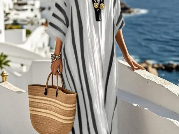 Naomi | Women's Summer Caftan Dress with Lightweight Fabric | Plus Size Available for Ultimate Comfort 4