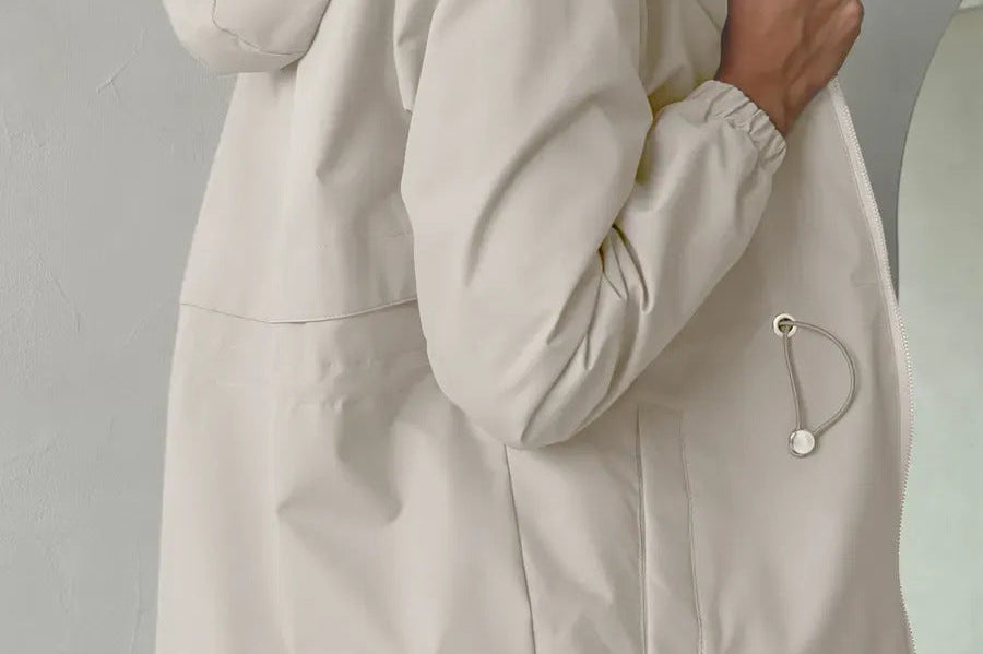 Women's Hooded Utility Outdoor Jacket | Practical Roomy Jacket