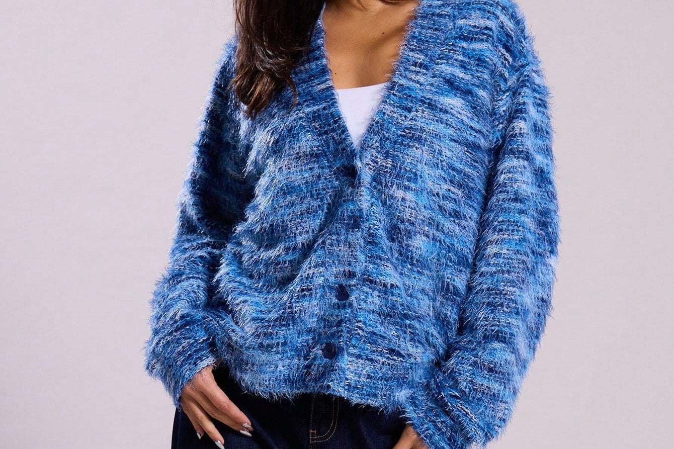 Women's Oversized Long-Sleeve Knit Sweater | Soft Relaxed Sweater