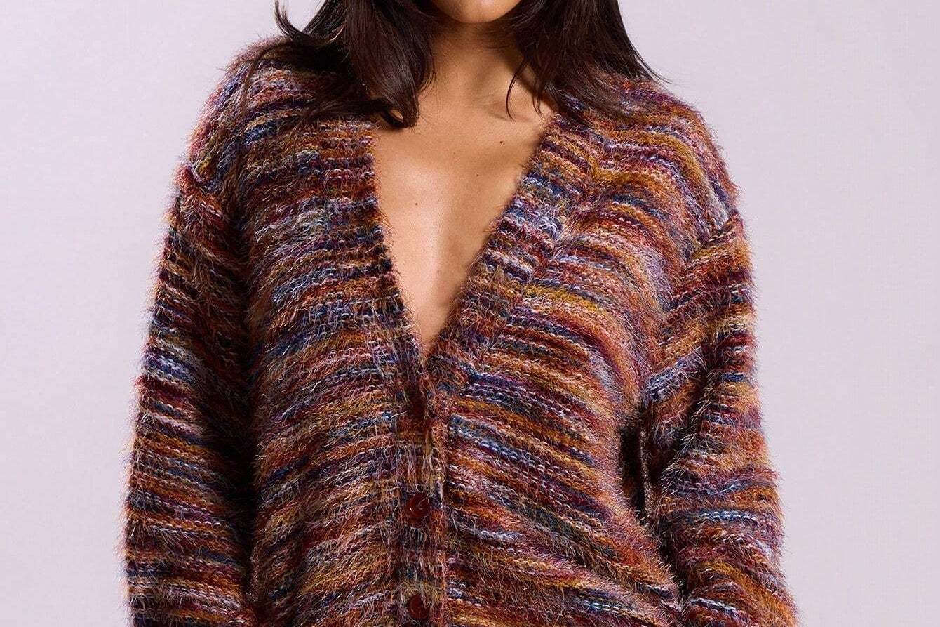 Women's Oversized Long-Sleeve Knit Sweater | Soft Relaxed Sweater