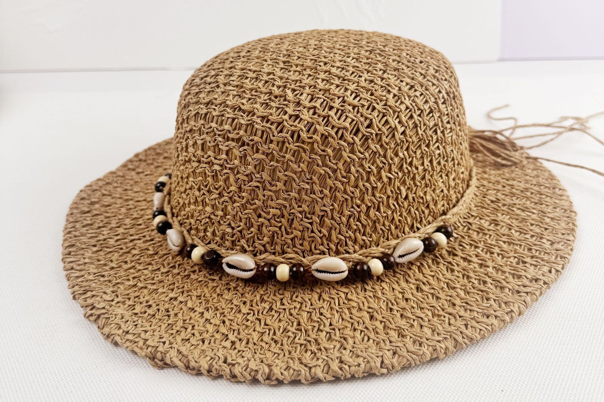 Women's Wide-Brim Sun Hat | Structured Retro Beach Hat