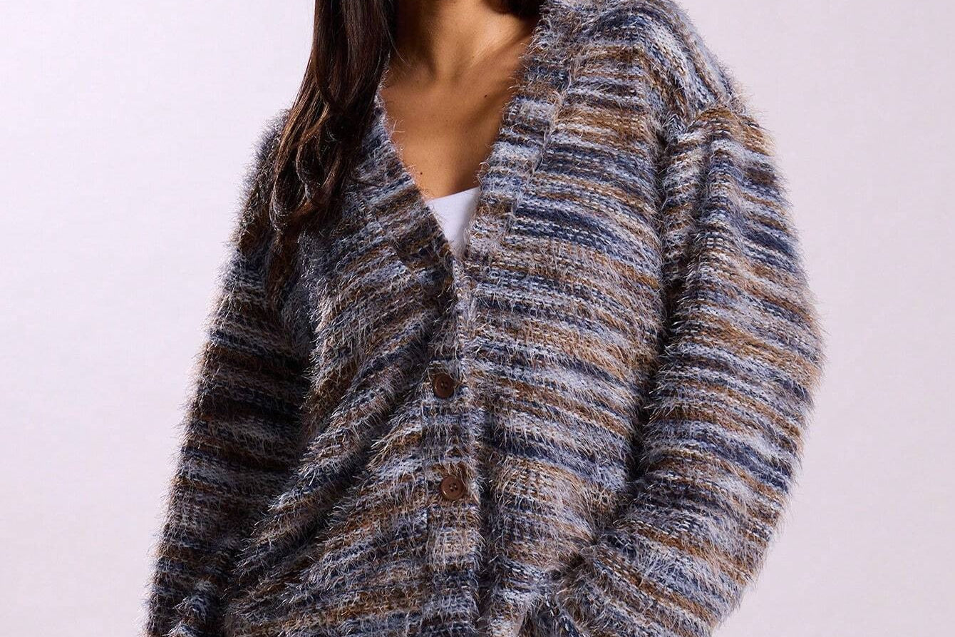 Women's Oversized Long-Sleeve Knit Sweater | Soft Relaxed Sweater