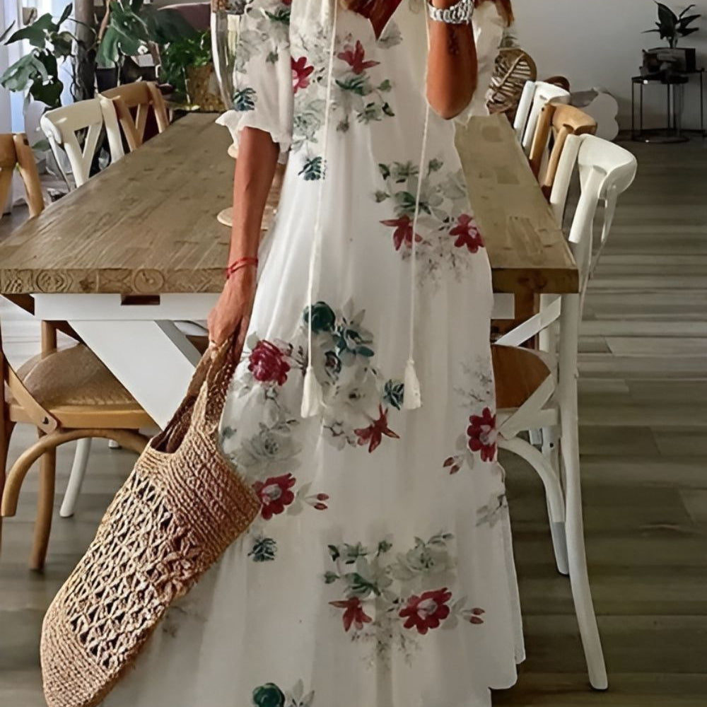 Charming Boho Dress | Effortless boho style with flowy design