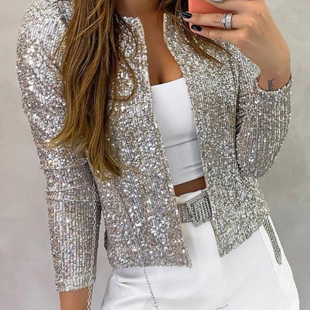 Open Front Winter Jacket | Elegant Glamorous Winter Outerwear 3