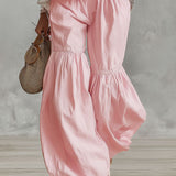 Ophira | Women's Outfit with Mock Neck Top & Wide Leg Pants Set for Effortless Style 3