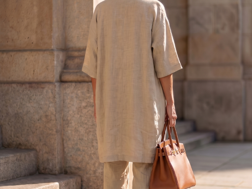 Pants Set | Relaxed Three-Piece Outfit | Comfortable Lightweight Casual Wear 6