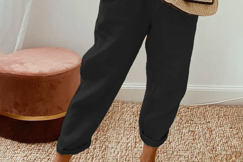 Pants | Elegant Lightweight Ankle-Length Trousers for Spring | Stylish Comfortable 1