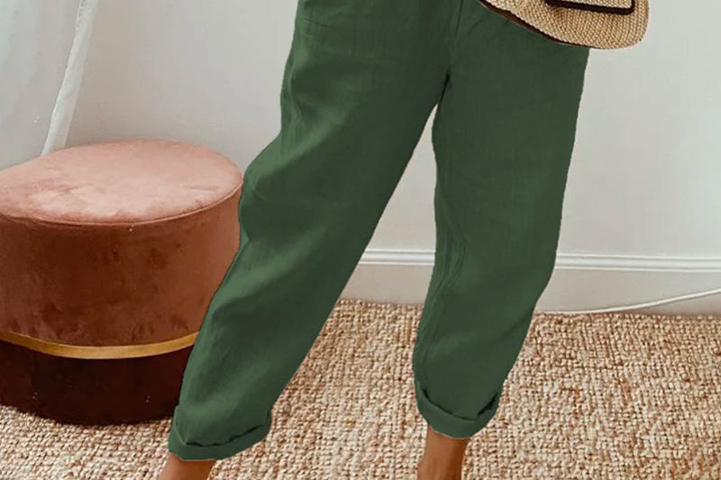 Pants | Elegant Lightweight Ankle-Length Trousers for Spring | Stylish Comfortable 4