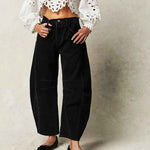 Pants | Loose Fit Straight-Leg Trousers | Comfortable Casual Wear 2