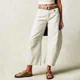Pants | Loose Fit Straight-Leg Trousers | Comfortable Casual Wear 4