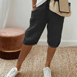 Pants | Relaxed Fit Knee-Length Trousers | Comfortable Everyday Wear 0