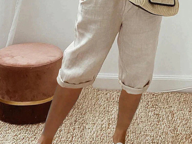 Pants | Relaxed Fit Knee-Length Trousers | Comfortable Everyday Wear 1