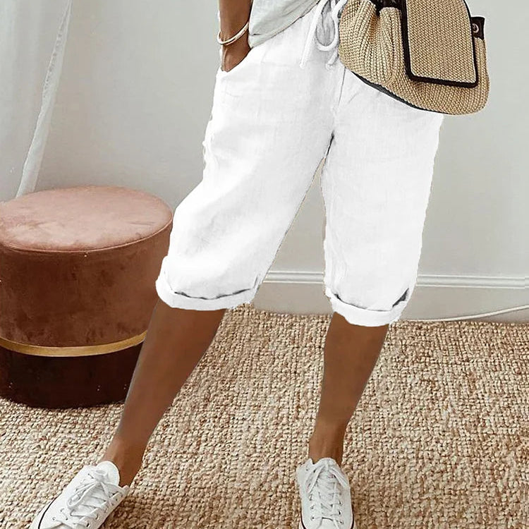 Pants | Relaxed Fit Knee-Length Trousers | Comfortable Everyday Wear 4