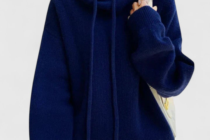 Women's Turtleneck Knit Sweater | Cozy Ribbed Roll-Neck