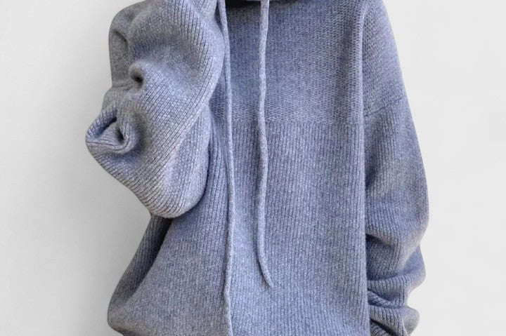 Women's Turtleneck Knit Sweater | Cozy Ribbed Roll-Neck