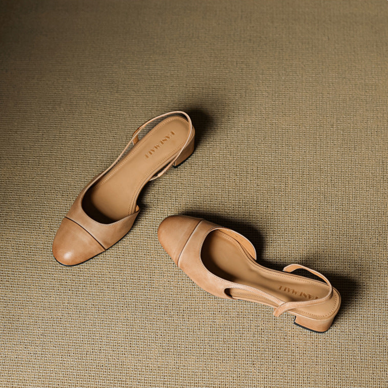 Pumps | Sleek Slingback Shoes | Comfortable Almond-Toe Design 4