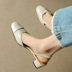 Pumps | Sleek Slingback Shoes | Comfortable Almond-Toe Design 6