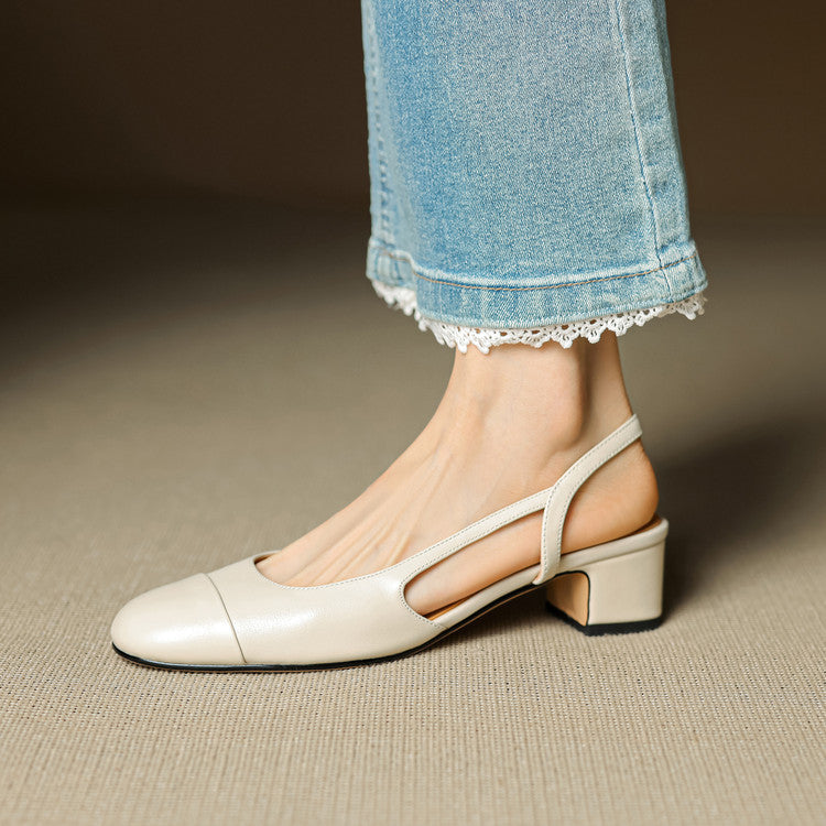 Pumps | Sleek Slingback Shoes | Comfortable Almond-Toe Design 7