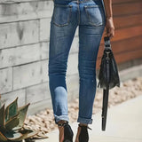 Ripped Jeans | Stretch Denim Pants | Trendy Casual Everyday Wear 1