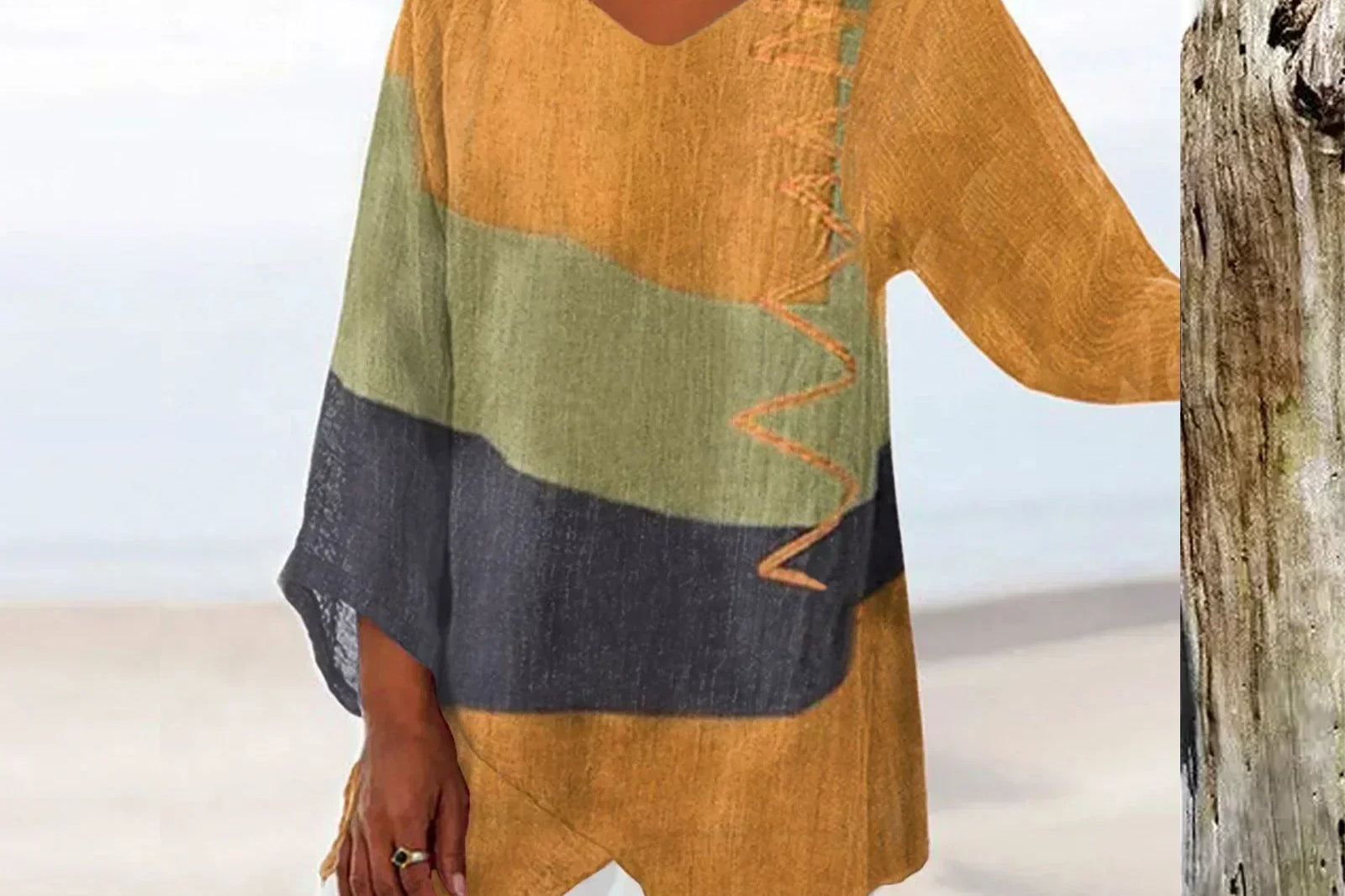 Women's Loose-Fit Long-Sleeve Top | Relaxed Casual Blouse