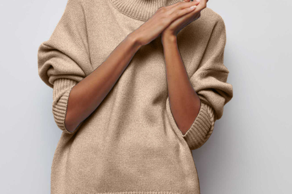 Women's Turtleneck Knit Sweater | Warm High-Neck Pullover