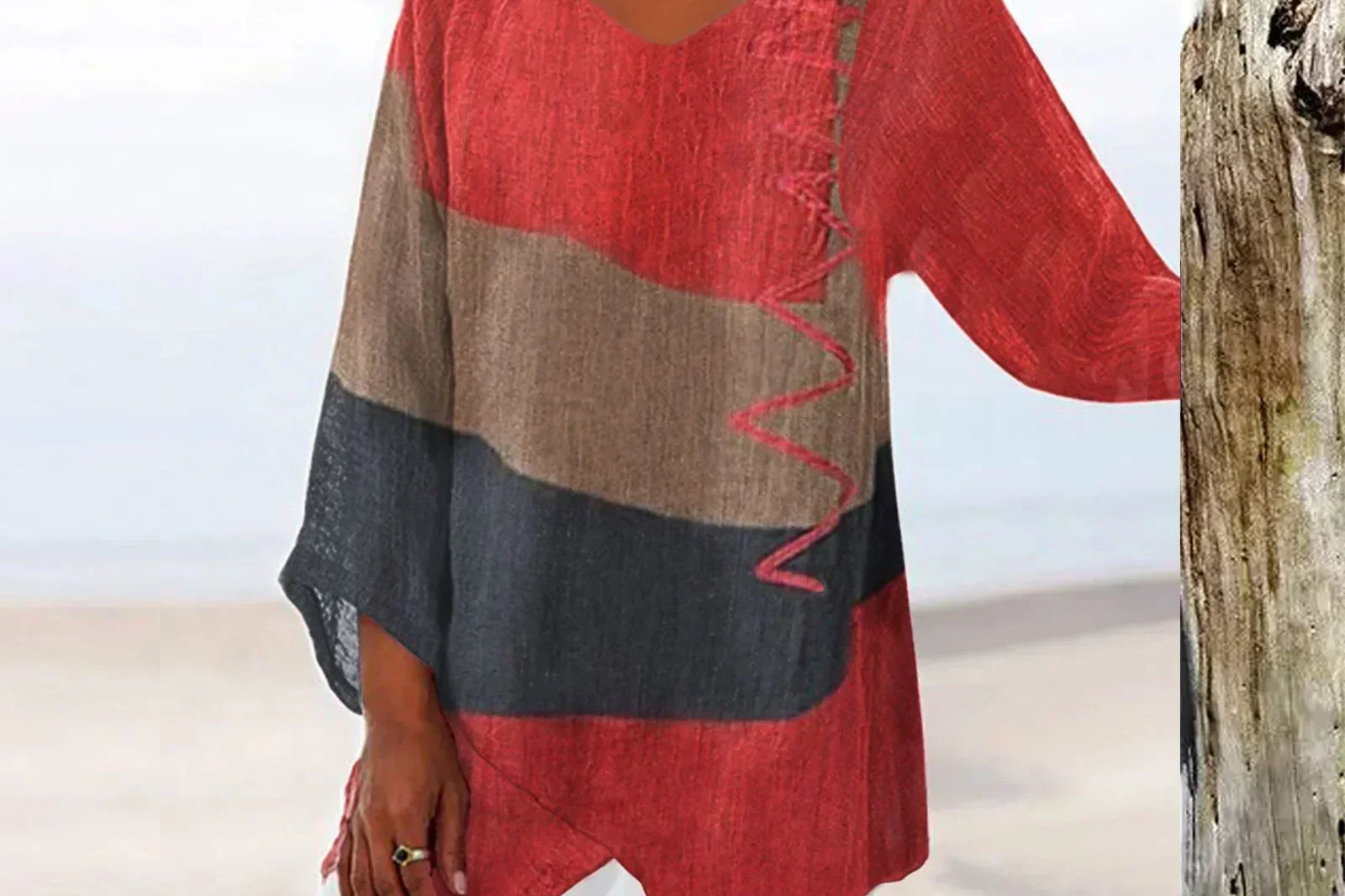 Women's Loose-Fit Long-Sleeve Top | Relaxed Casual Blouse