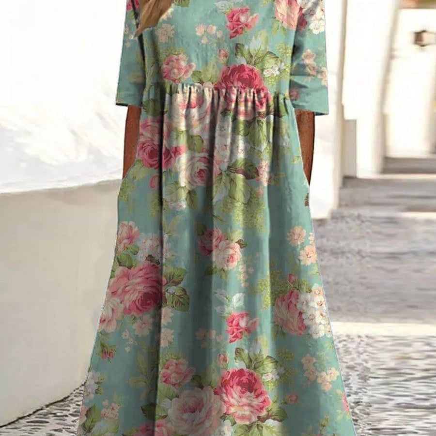 Women's Casual Midi Dress | Relaxed Everyday Midi Dress